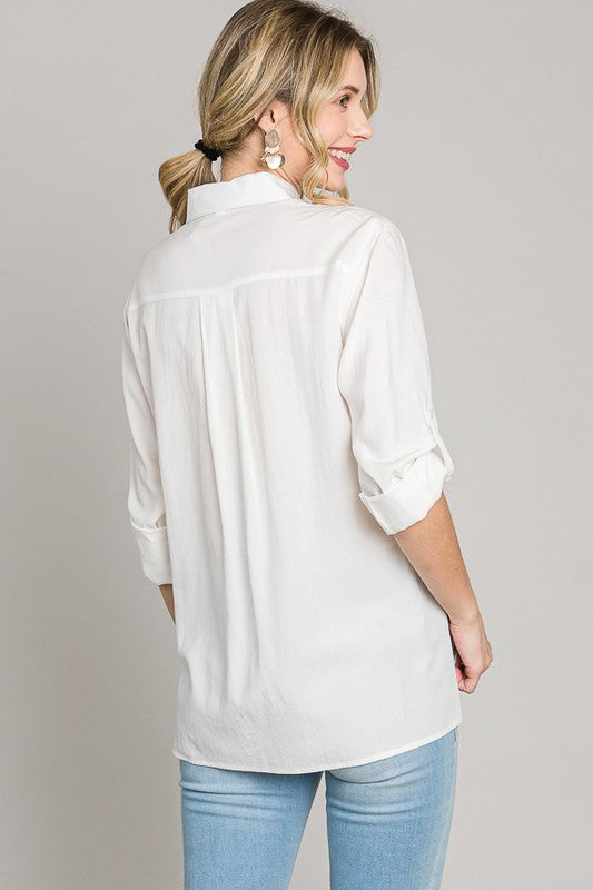 Carlene Button Down Top