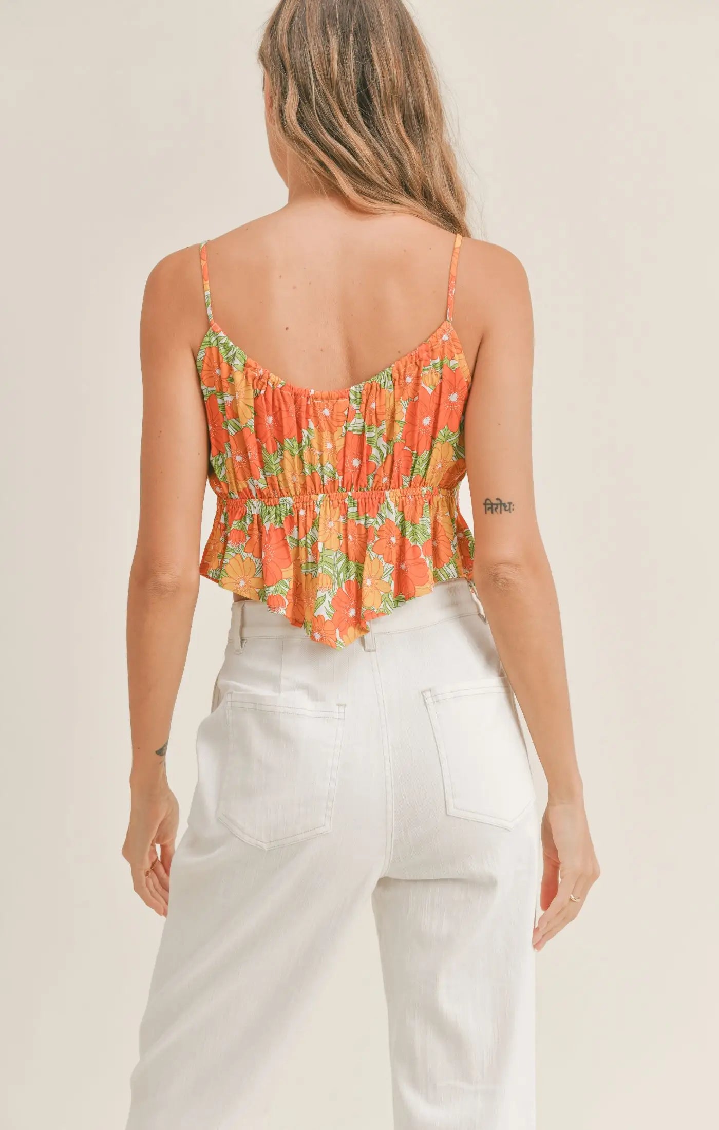 Sadie & Sage Summer Forever Tie Front Cami