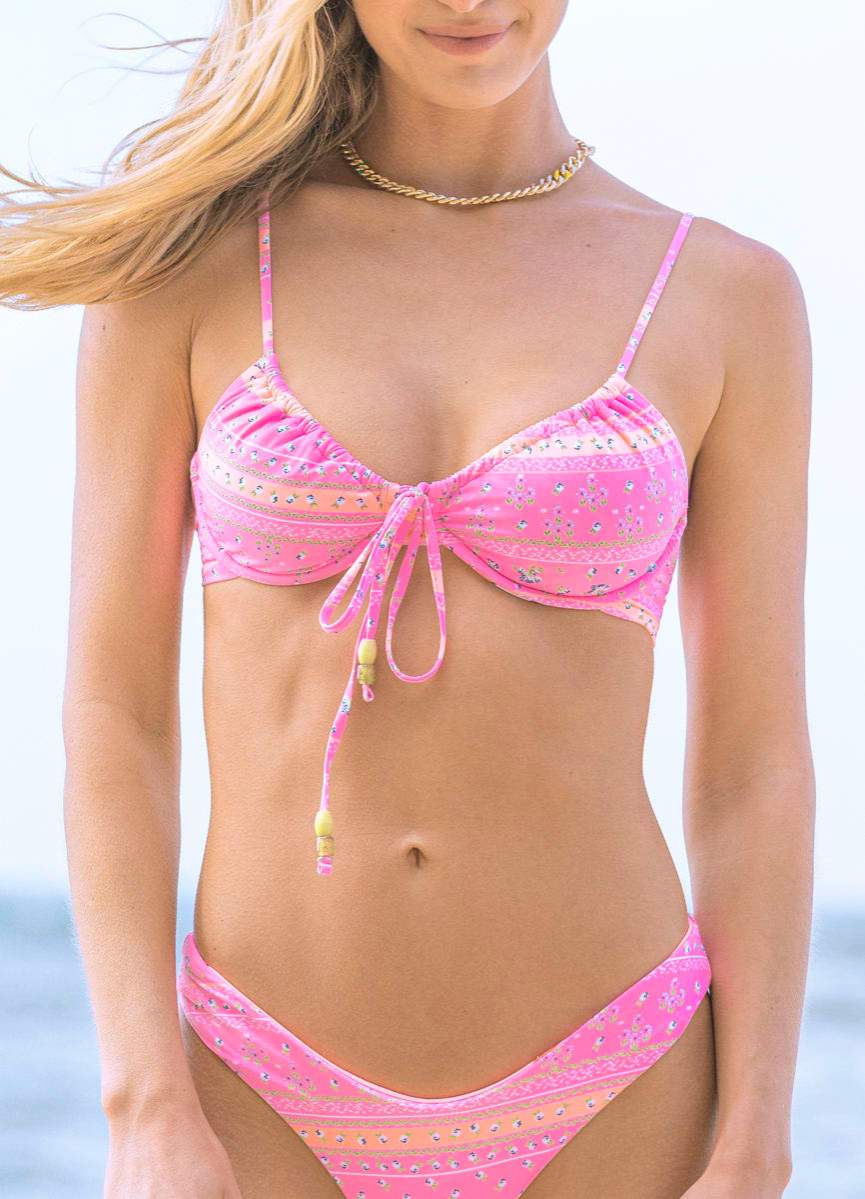 Maaji Ornate Borders Jade Underwire Bikini Top