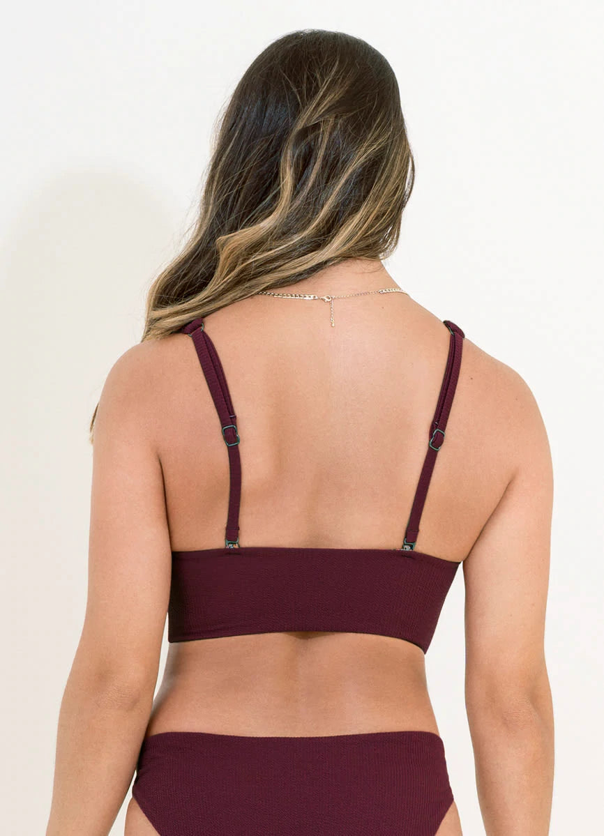 Maaji Pinot Red Patricia D Cup Long Tri Top