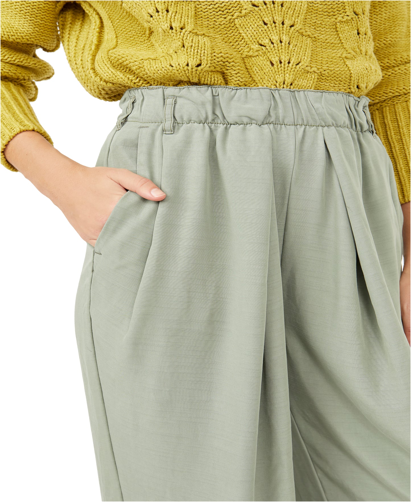 Free People Nothin to Say Pleated Trouser