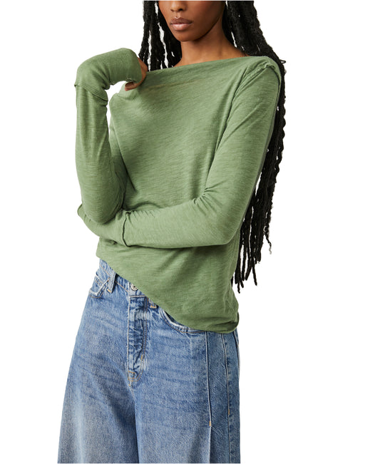 Free People Kimmi Long Sleeve Top