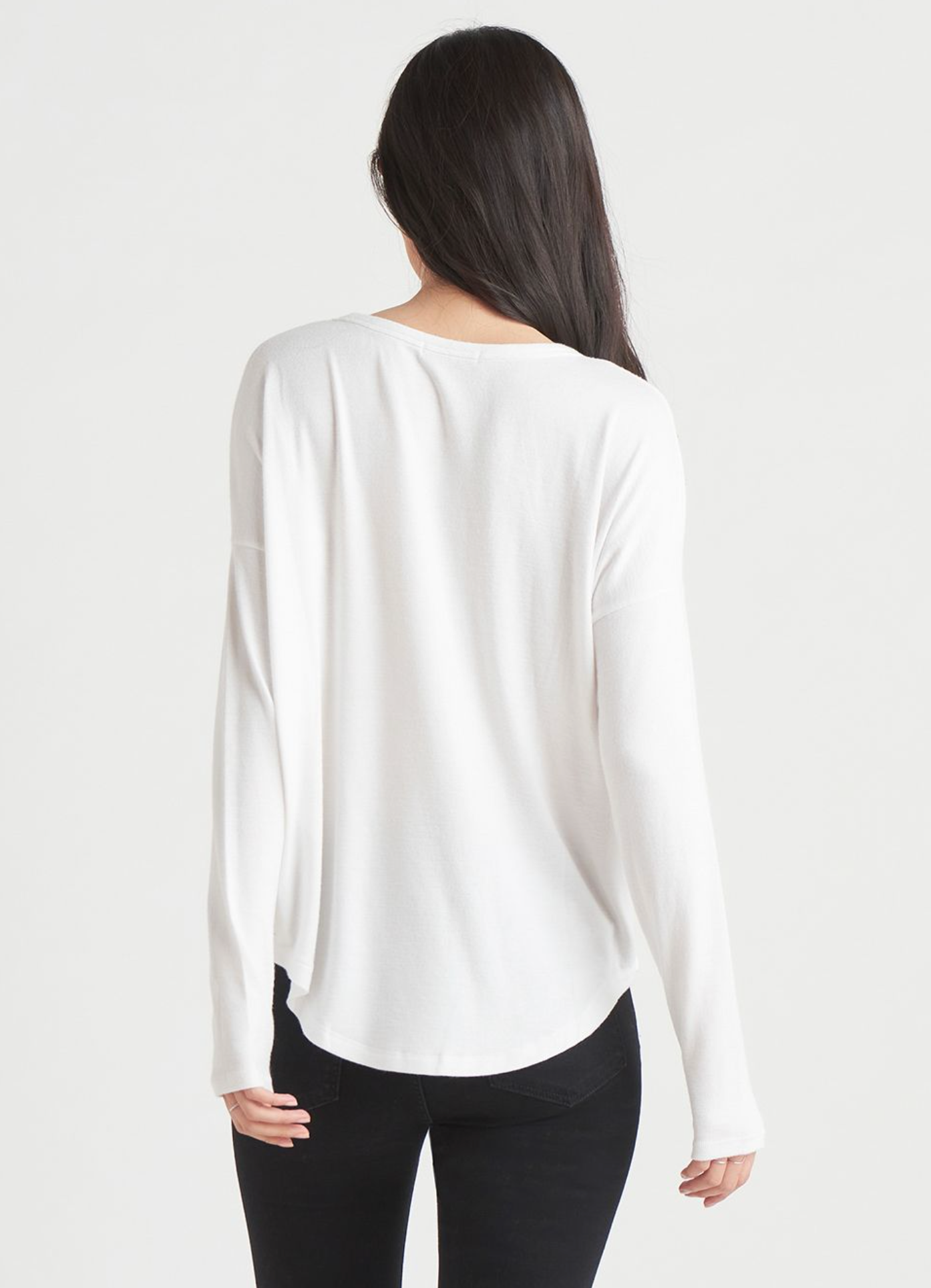 Dex Rounded Hem Knit Top