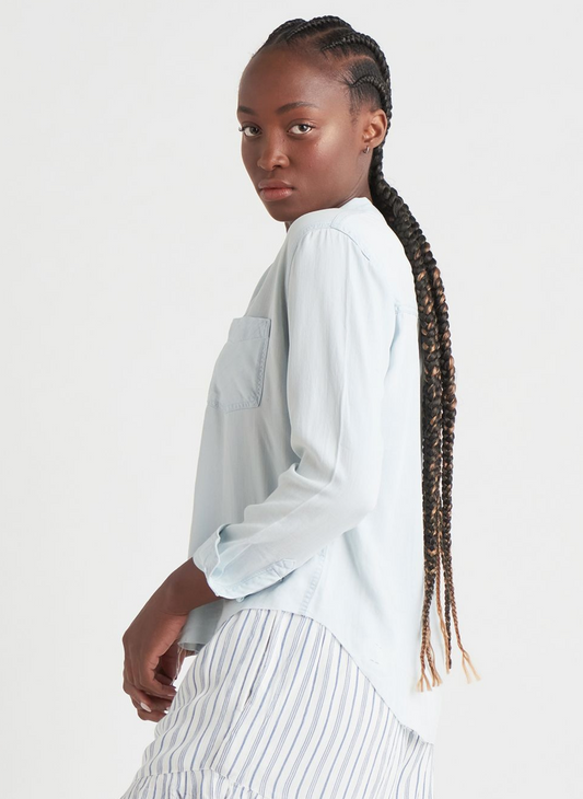 Dex Washed Tencel Button Up Shirt