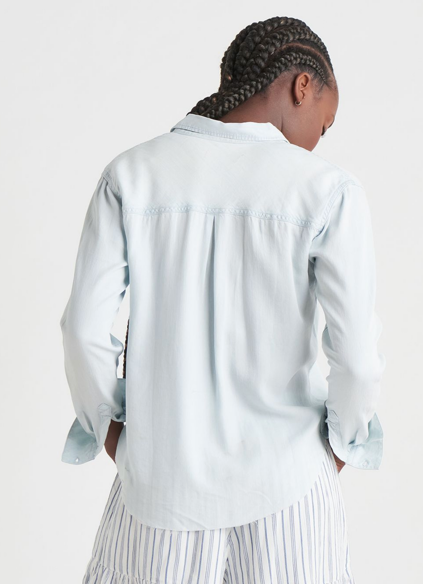 Dex Washed Tencel Button Up Shirt