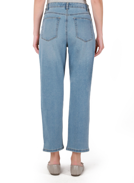 Dex Zoe High Rise Relaxed Straight Jean
