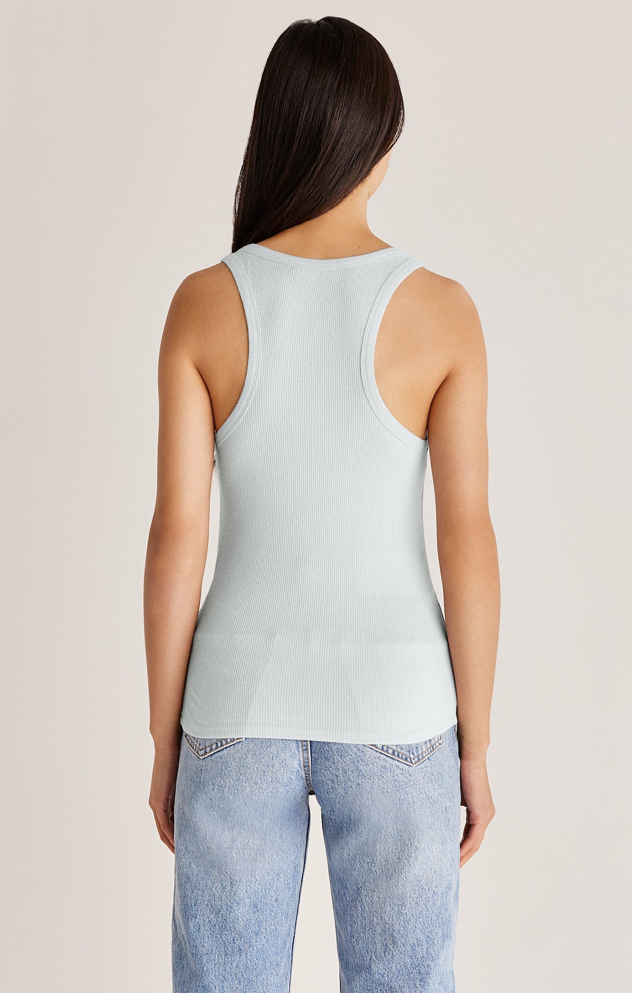 Z Supply Elle Brushed Rib Henley Tank