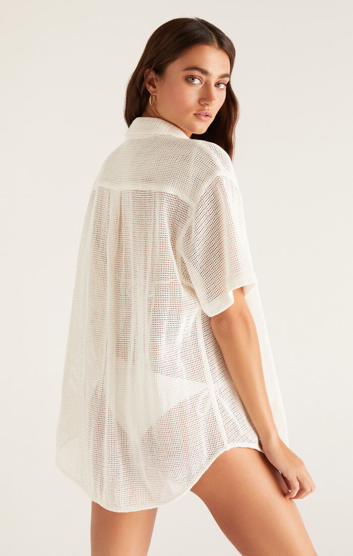 Z Supply Beach Days Mesh Shirt
