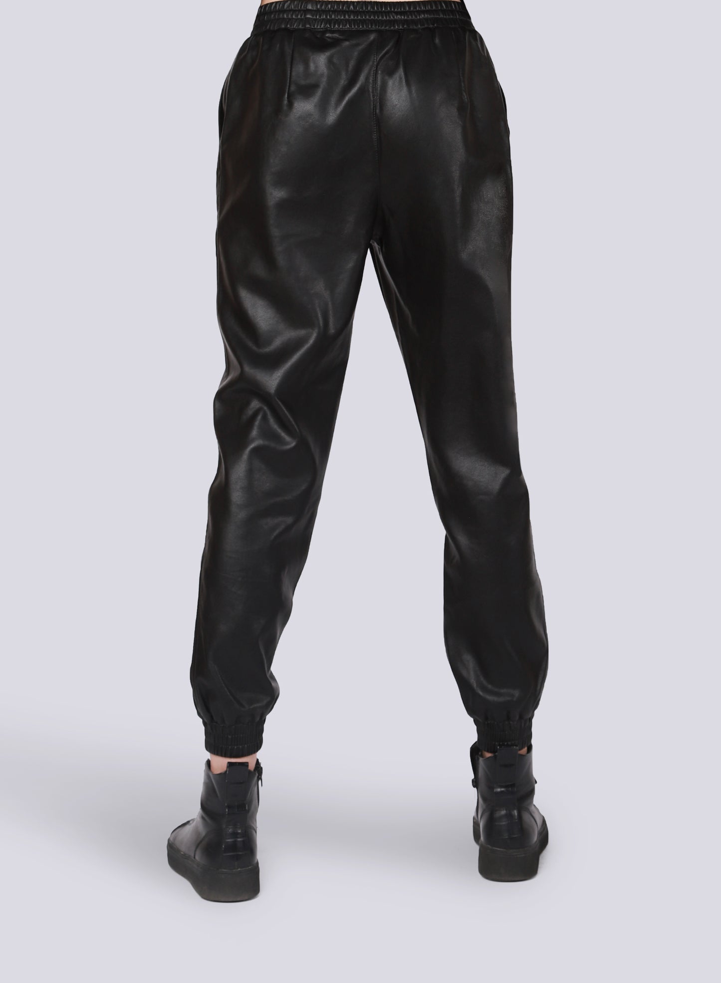 Dex Riley High Rise PU Jogger