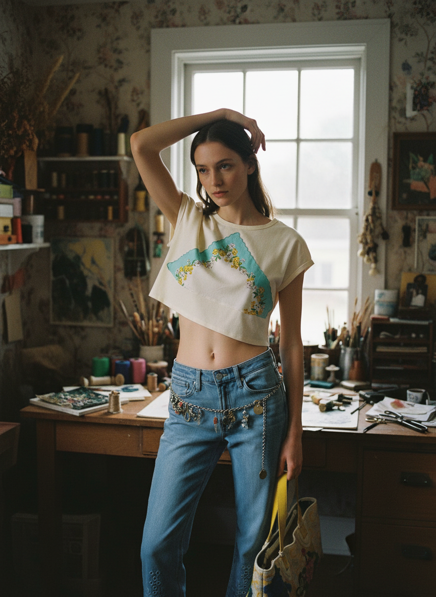 Florals and Denim