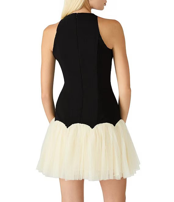 Steve Madden Nohemi Ruffle Drop Waist Dress
