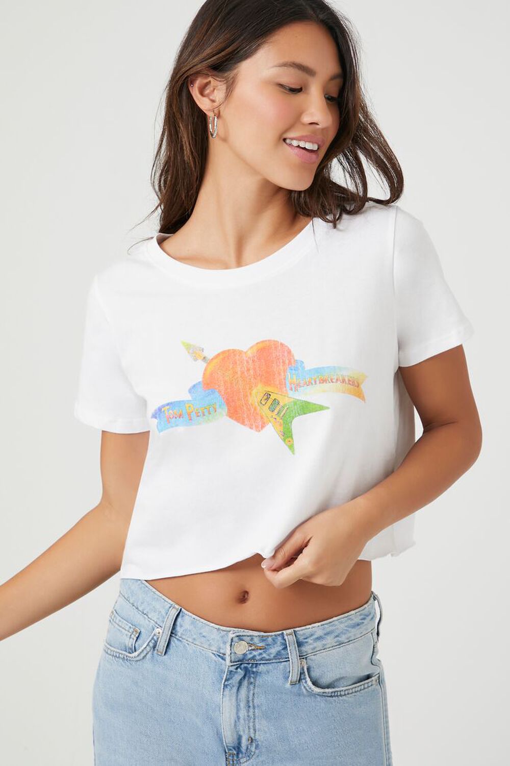 Tom Petty Logo Crop Tee