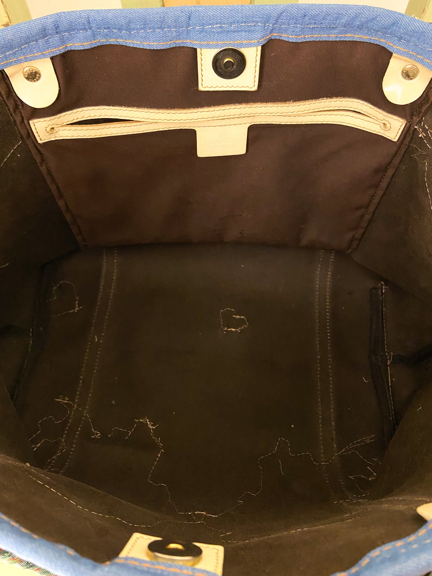 OOAK VINTAGE GUCCI PURSE WITH FLORAL TIGERS