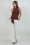 Story Piece One Shoulder Scarf Top