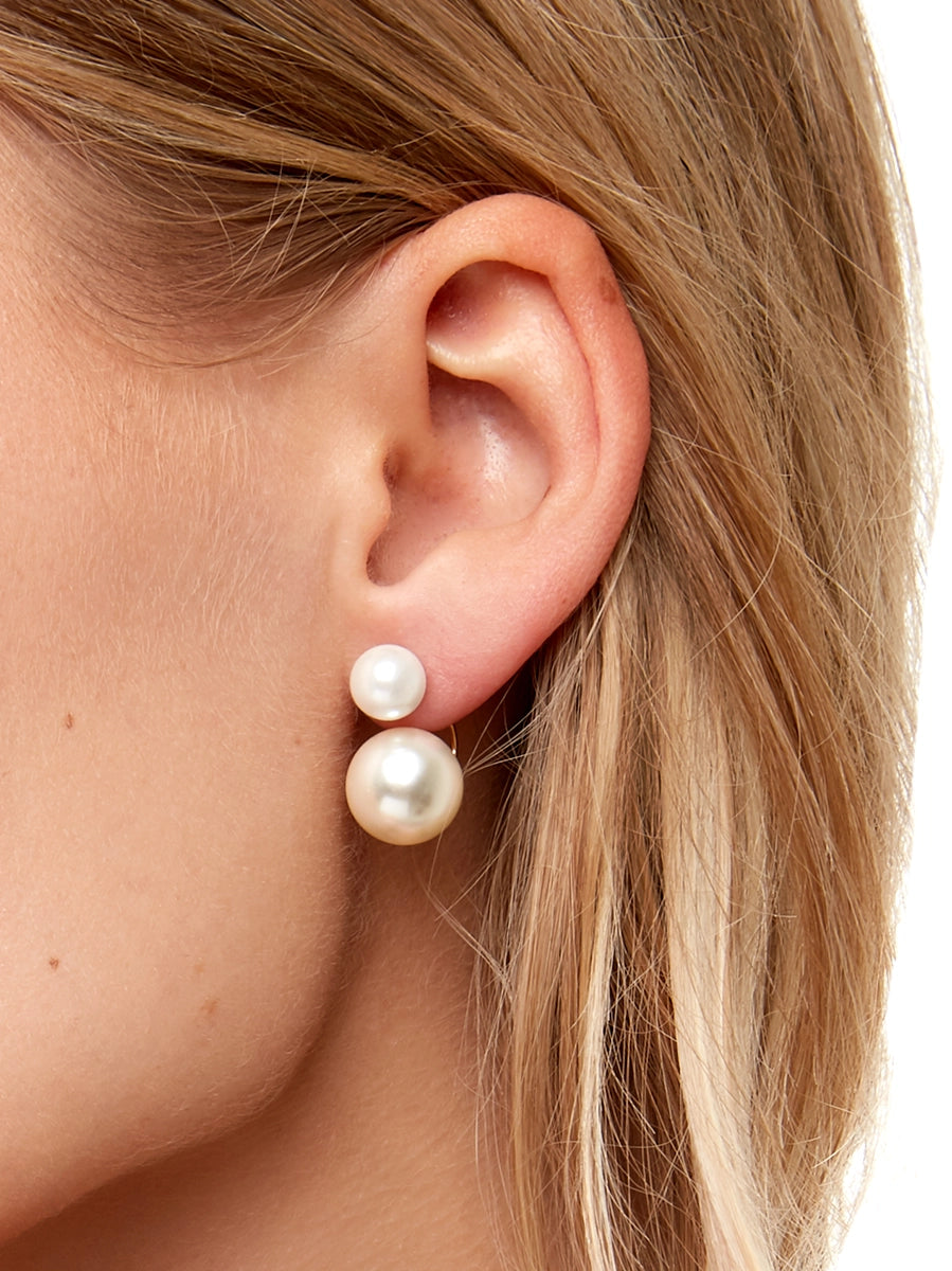 Zenzii Pearl Ear Jacket Earring