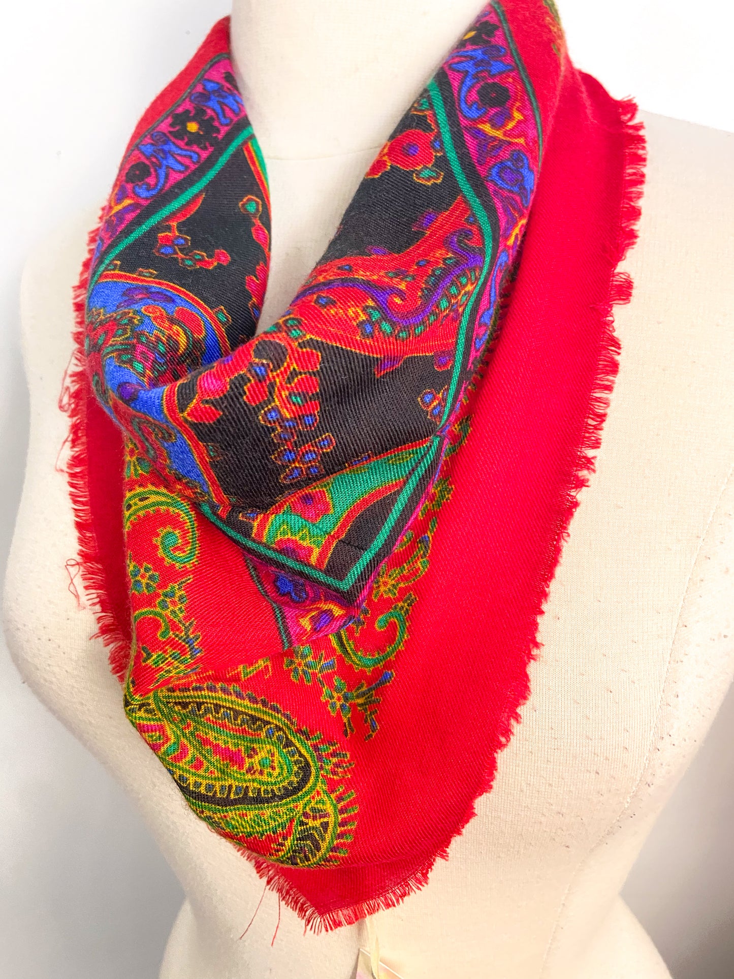 OOAK Vintage Challis Scarf