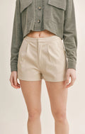 Sadie & Sage Hidden Gem PU Leather Short