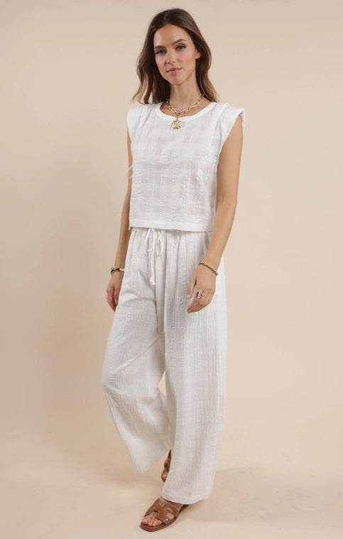 Salt Air Muscle Crop Top