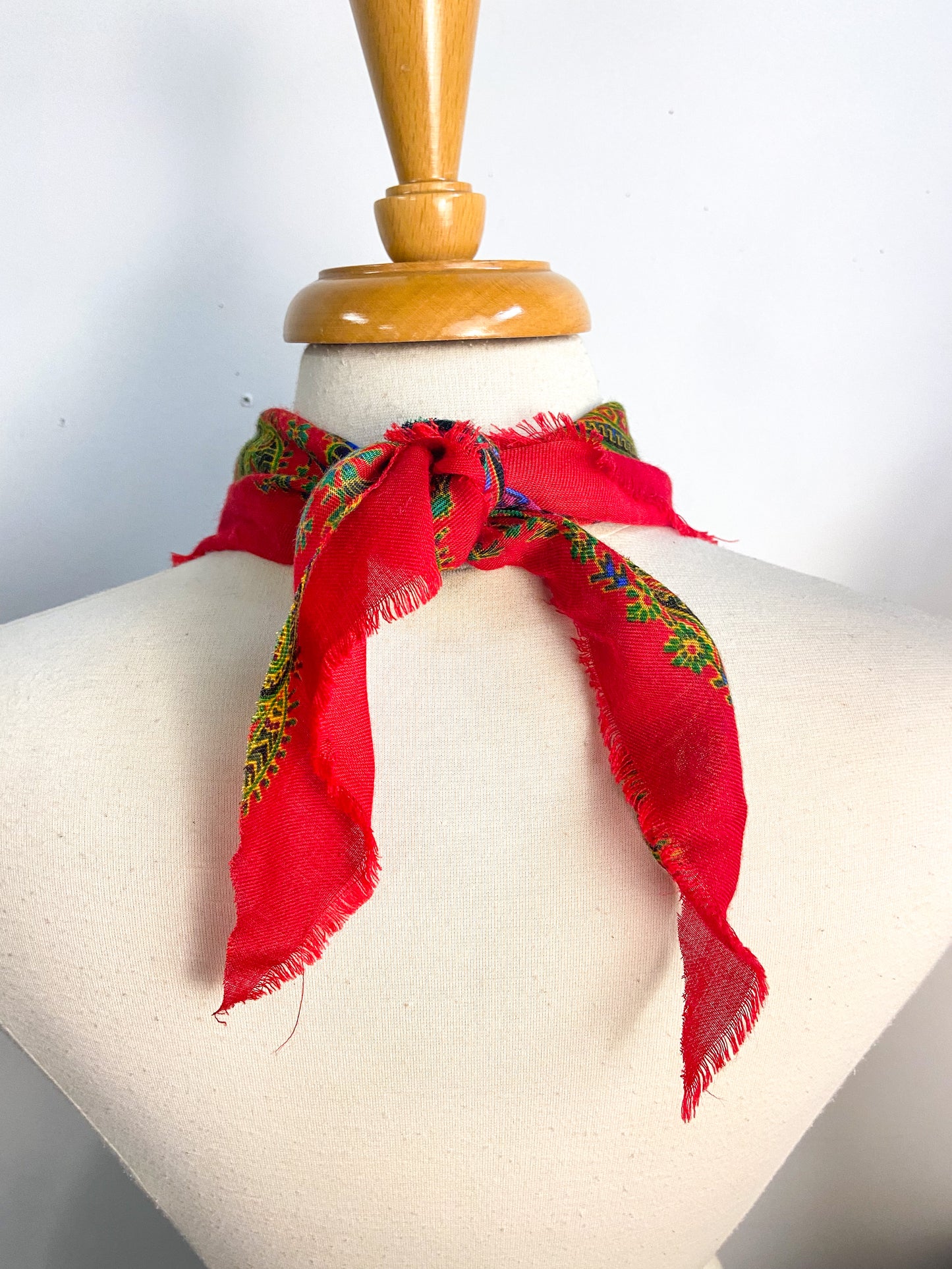 OOAK Vintage Challis Scarf