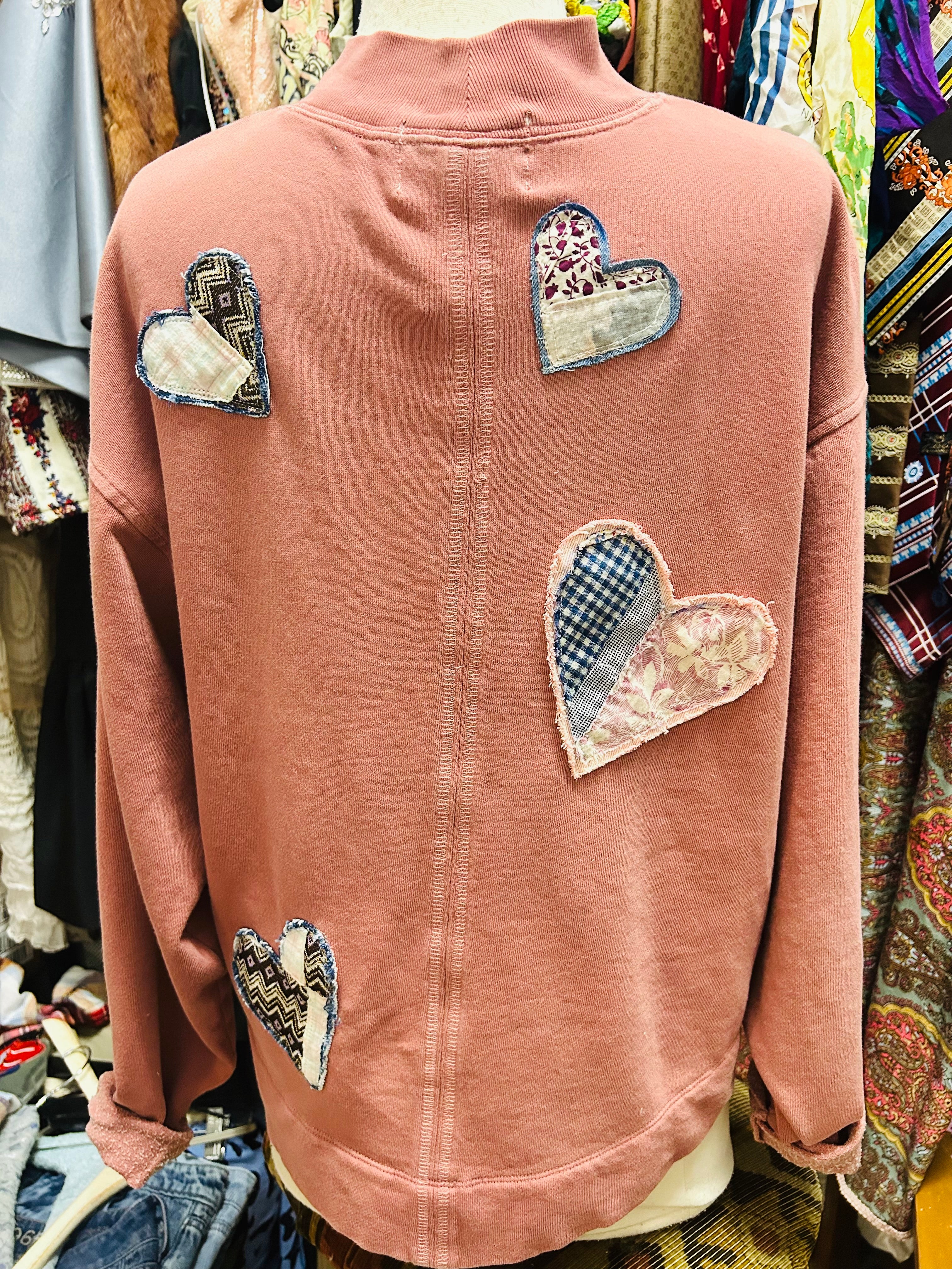 OOAK Dylan Love Patchwork Sweatshirt