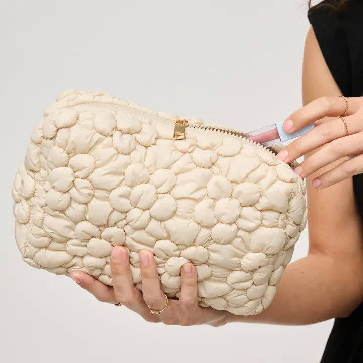 Flora Pop Nylon Cosmetic Pouch