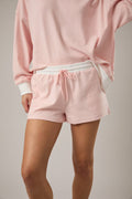 MID RISE STRIPE SHORTS