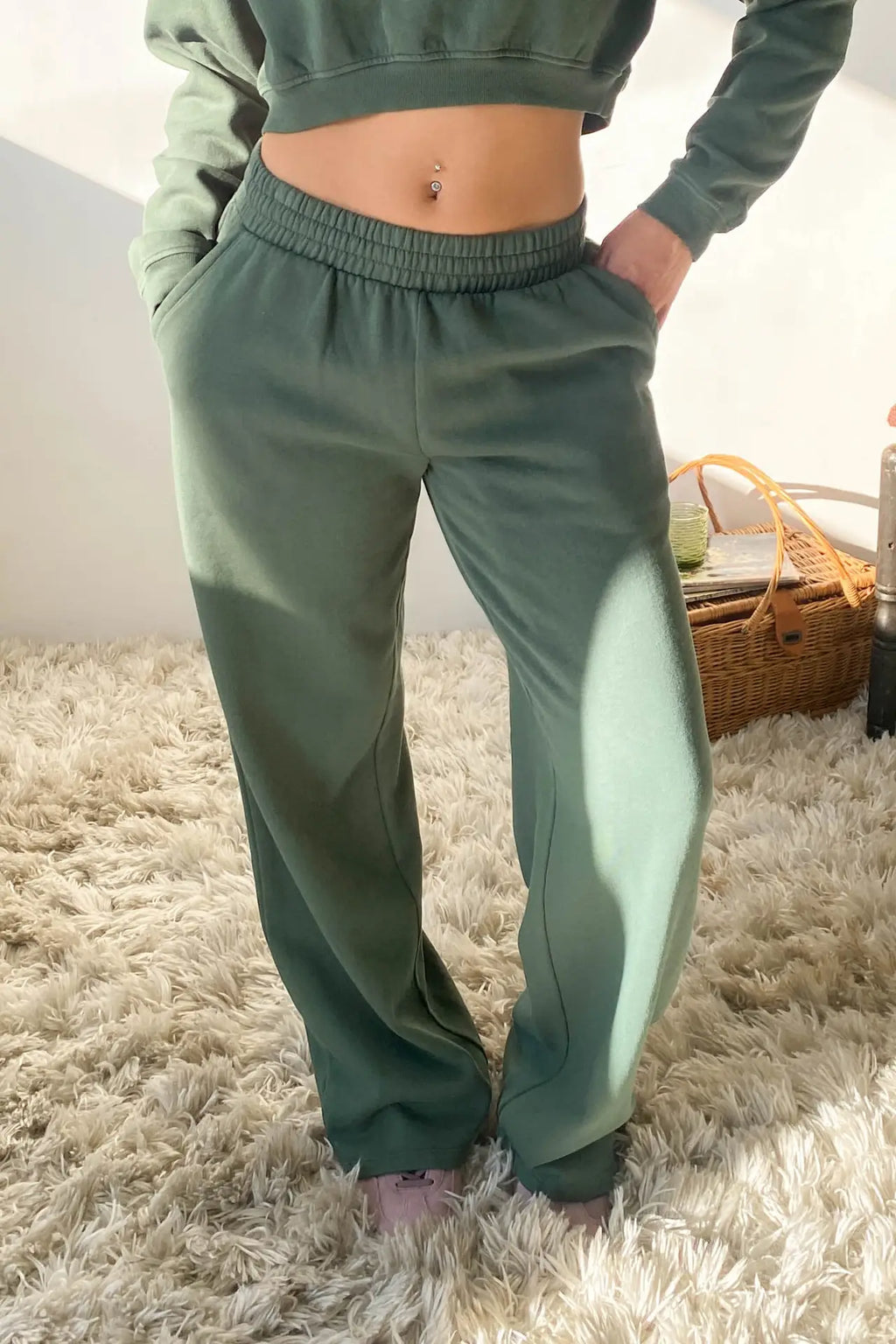 Jeanne Wide Leg Sweatpants