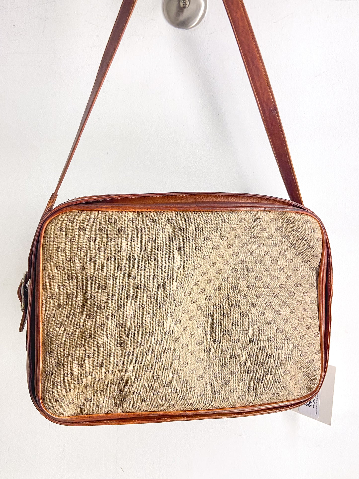 OOAK Vintage Gucci Purse w/ Leather Frame & Bag Chain