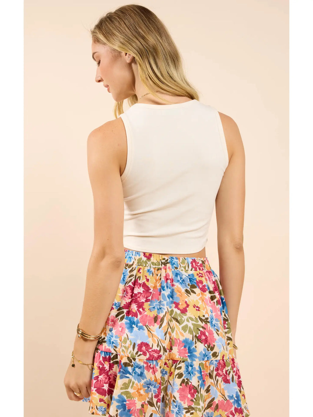 Sadie & Sage On My Mind Cropped Knit Tank