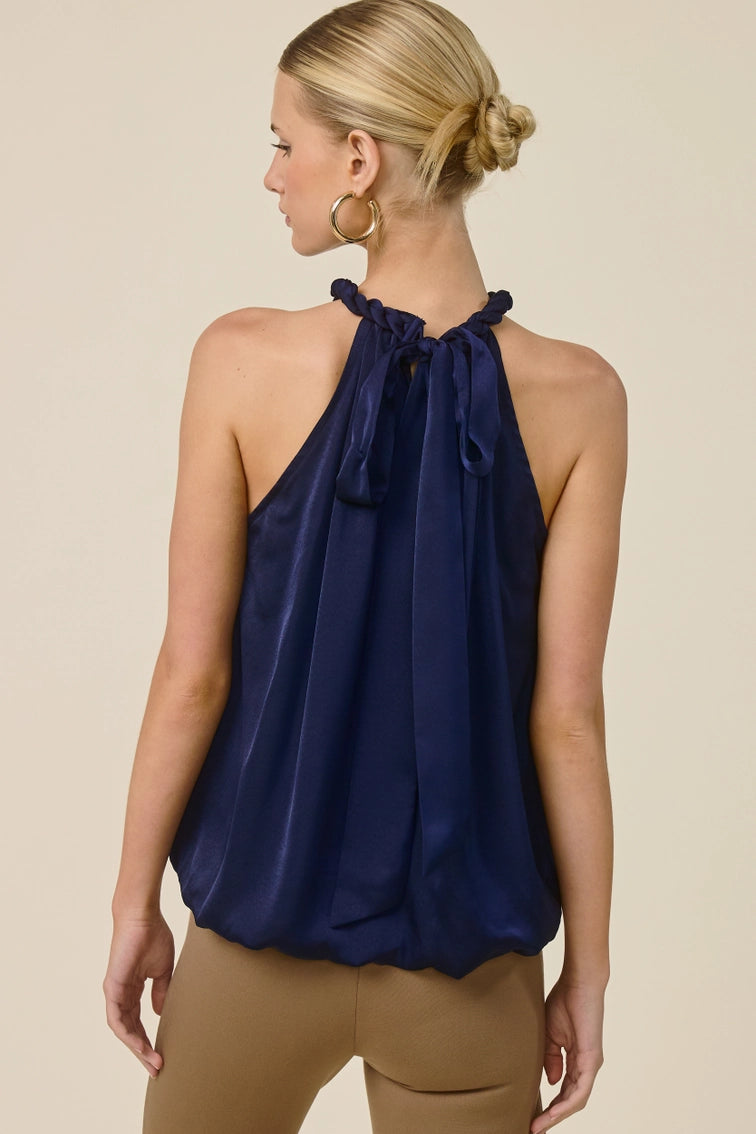 Different Story Braided Halter Top