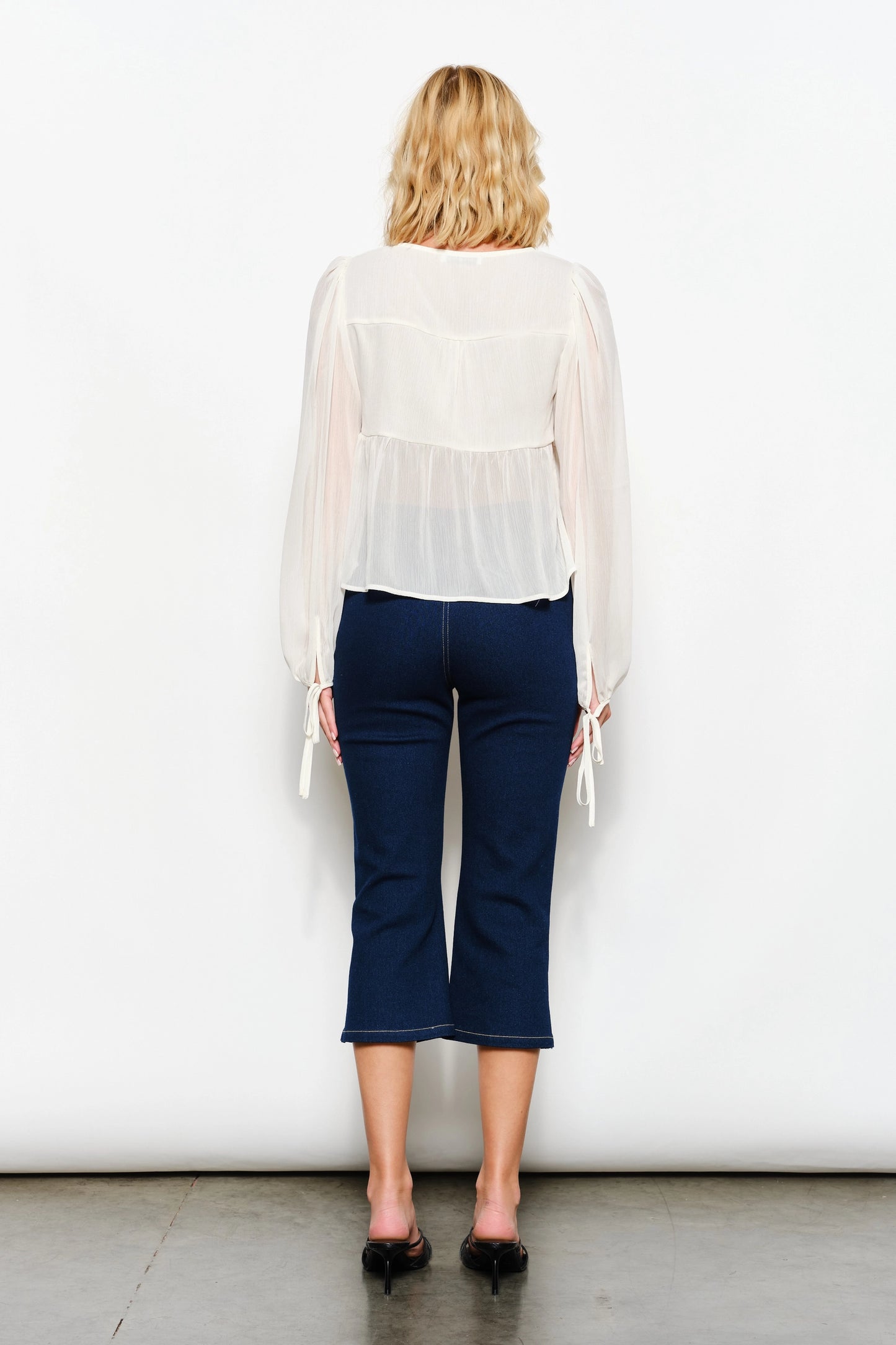 Gabrielle Ruched Blouse – Romantic