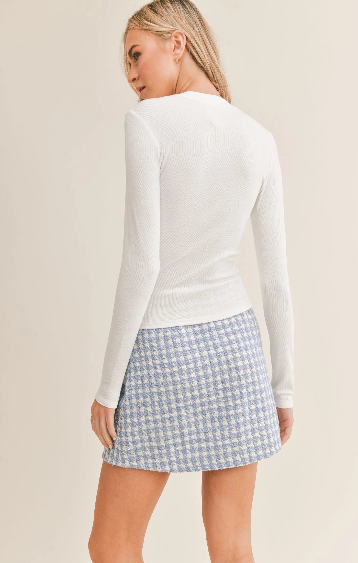 Sadie & Sage Marshmallow Crewneck Top