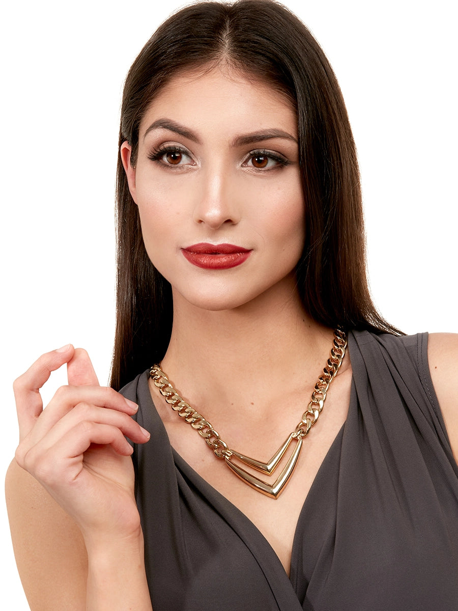 Zenzii Double Arrow Necklace
