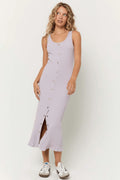 Project Social Renata Snap Front Rib Dress
