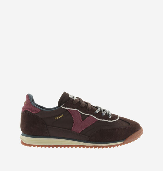 Victoria Saturno Nylon & Suede Sneakers