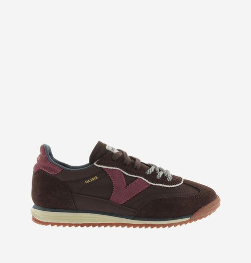 Victoria Saturno Nylon & Suede Sneakers