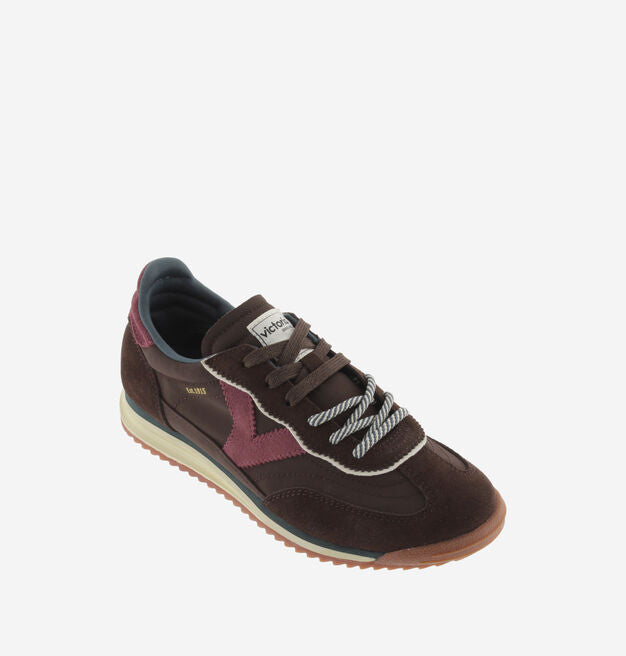 Victoria Saturno Nylon & Suede Sneakers