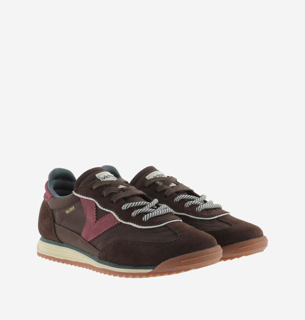 Victoria Saturno Nylon & Suede Sneakers