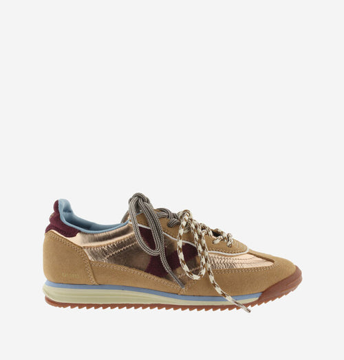 Victoria Saturno Metal & Suede Sneakers