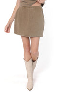 Sadie and Sage Little Games Washed Terry Mini Skirt