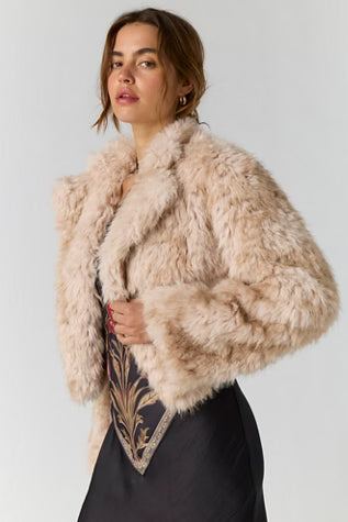 Free People Supernova Cropped Fur
