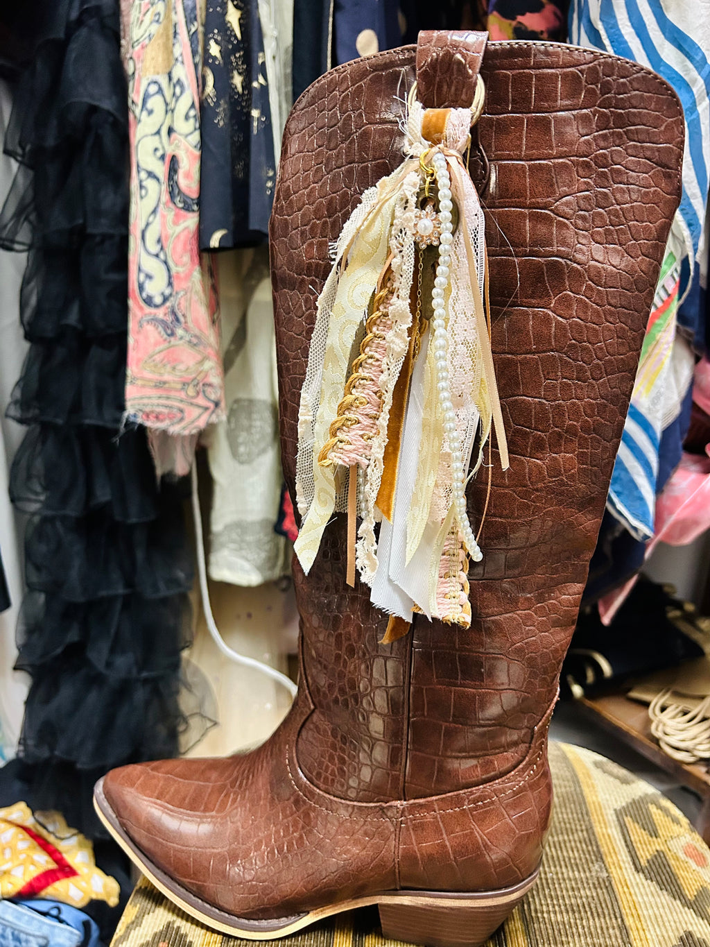 OOAK Vintage Key Boot/Bag Charm