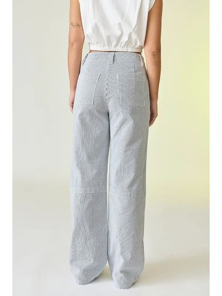 Kylie Pinstripe Pants
