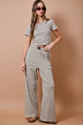 Stay Curious Striped Pants