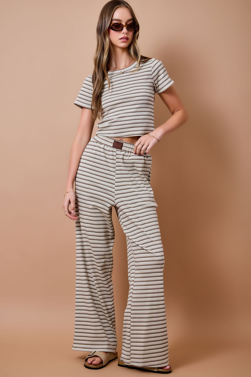Stay Curious Striped Pants