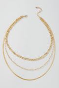 Multi Layers Snake Chain Choker Necklace