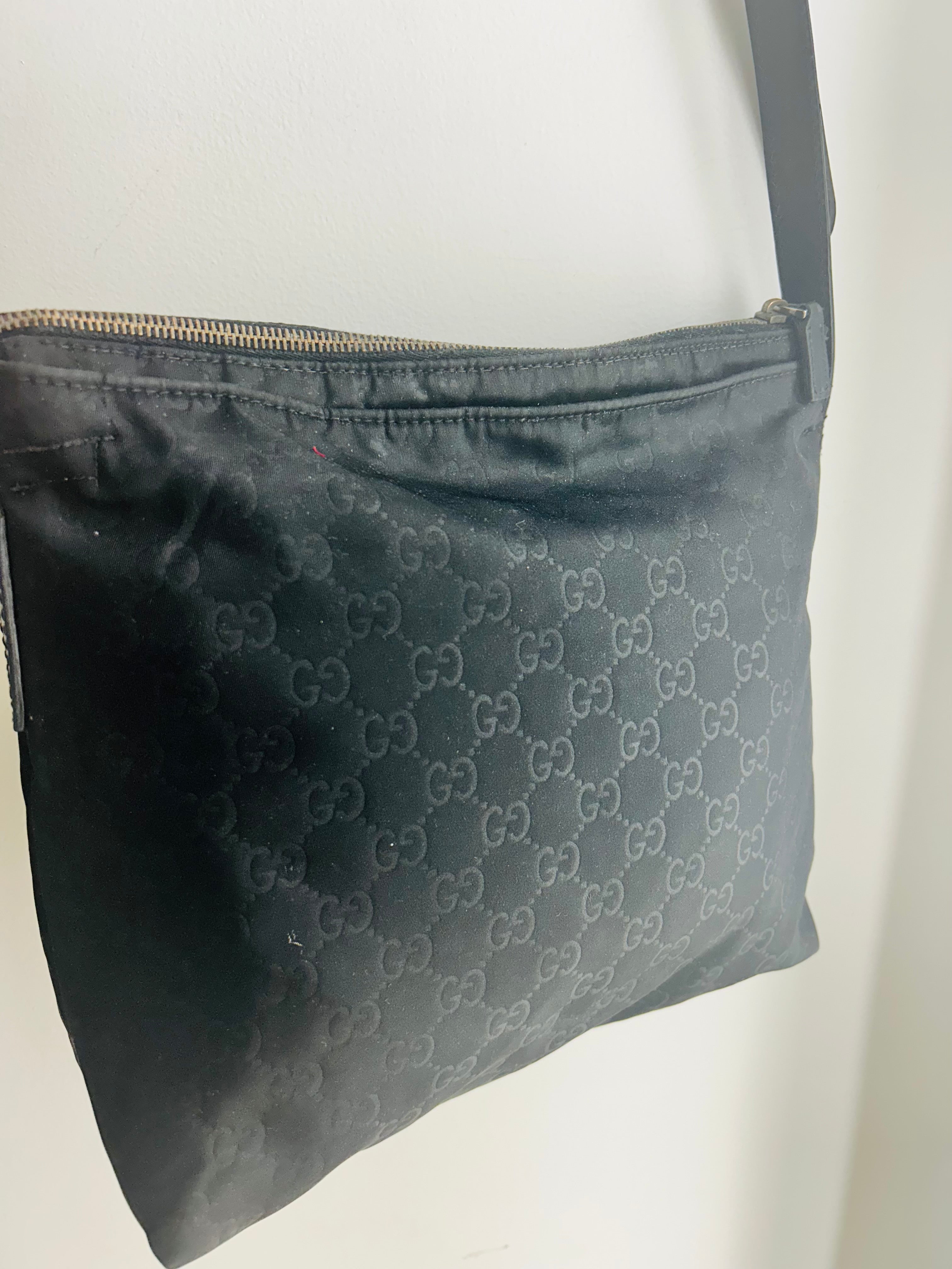 OOAK VIntage Nylon Gucci & Tigers Crossbody Bag