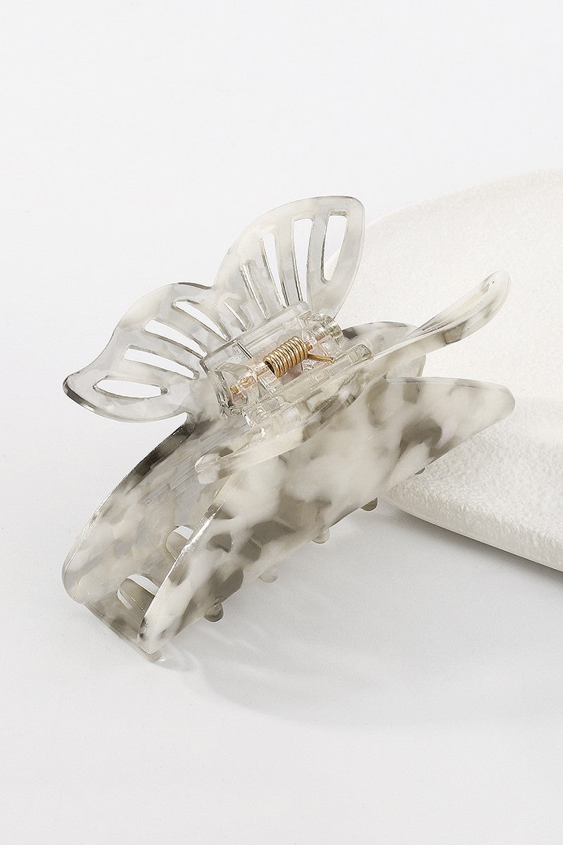 Hollow Acrylic Butterfly Hair Claw