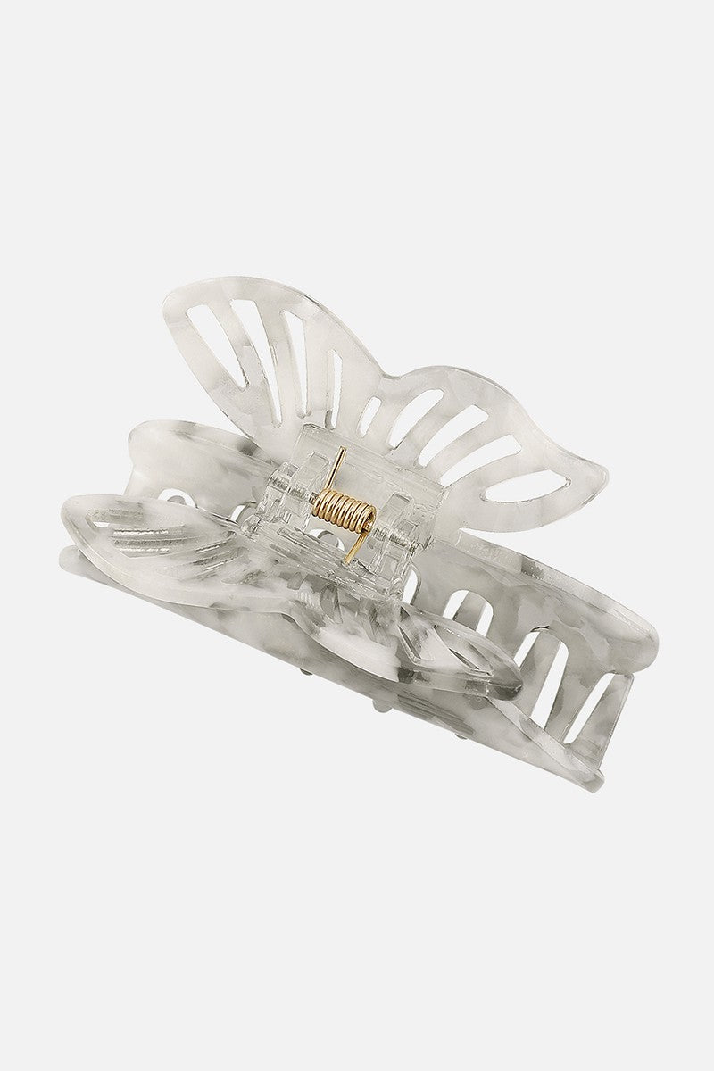 Hollow Acrylic Butterfly Hair Claw