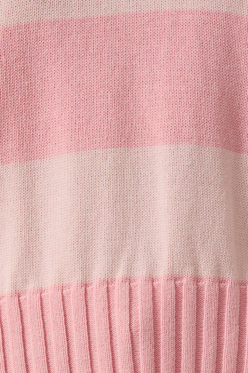 LONG SLEEVE V-NECK STRIPE CROP SWEATER